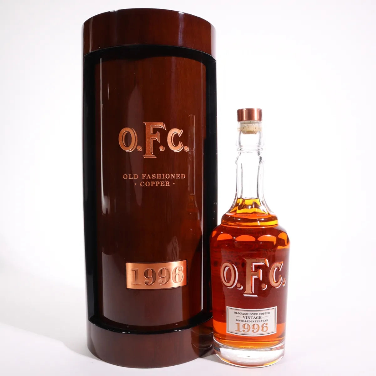 O.F.C. Vintage 1996 Kentucky Straight Bourbon Whiskey bottle