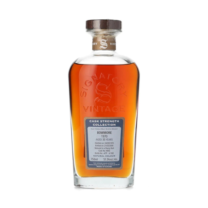 Bowmore 35 Year Old Rare Reserve Single Malt Scotch Whisky (Signatory Bottling) bottle
