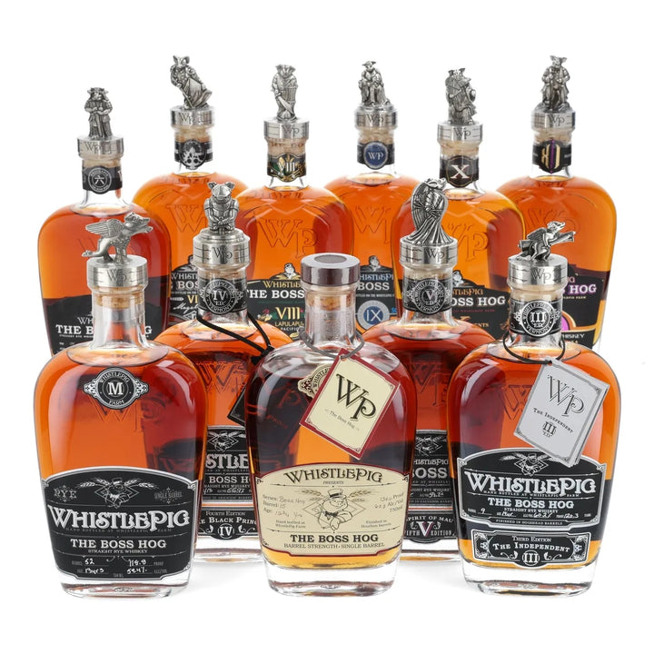 WhistlePig The Boss Hog Complete Set 1-8 bottle