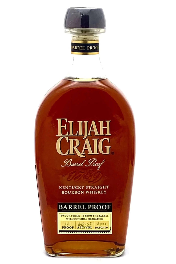 Elijah Craig Barrel Proof Batch B521 Straight Bourbon Whiskey bottle