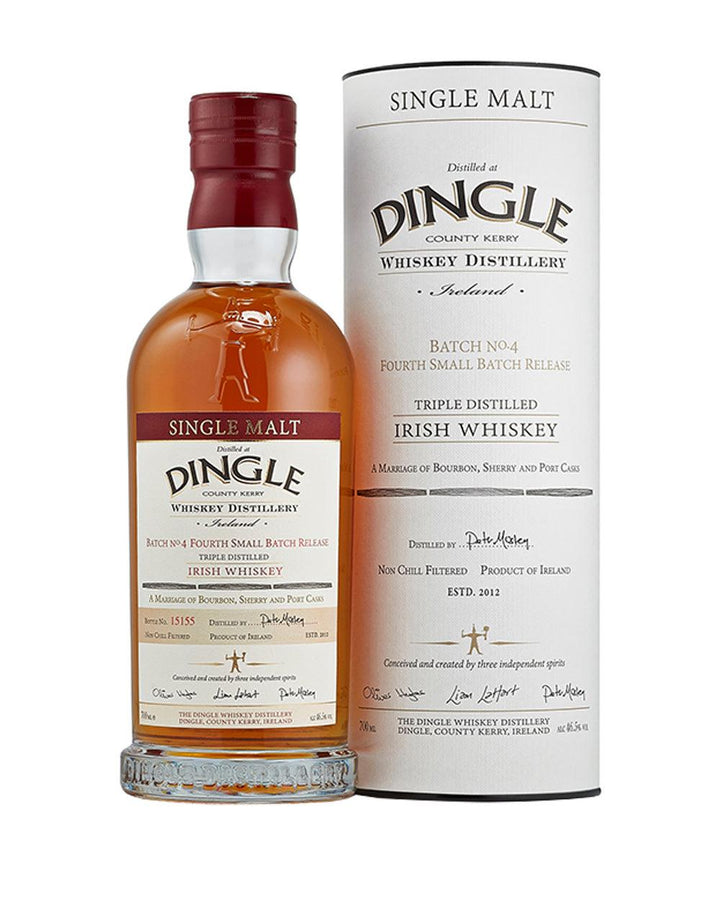 Dingle Single Malt 4th Release Triple Distilled Irish Whiskey bottle