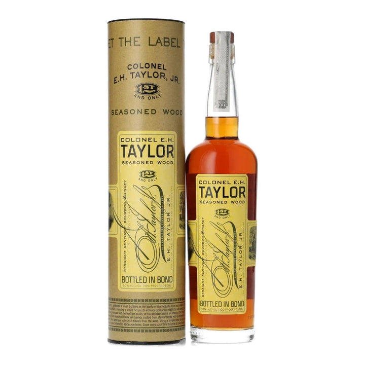 Colonel E.H. Taylor, Jr. Seasoned Wood Kentucky Straight Bourbon Whiskey bottle