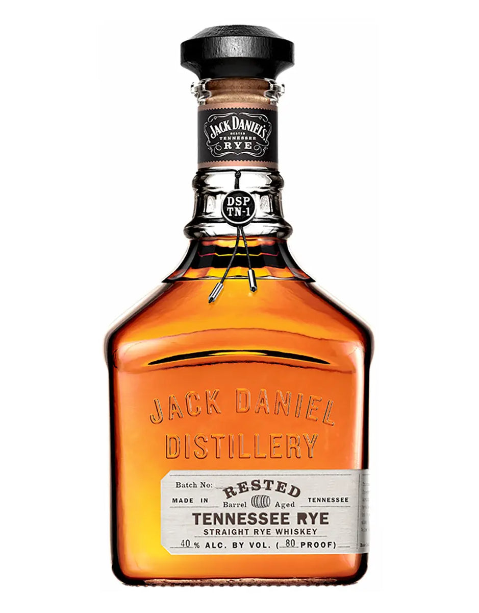 Jack Daniel's Rested Straight Rye Whiskey bottle