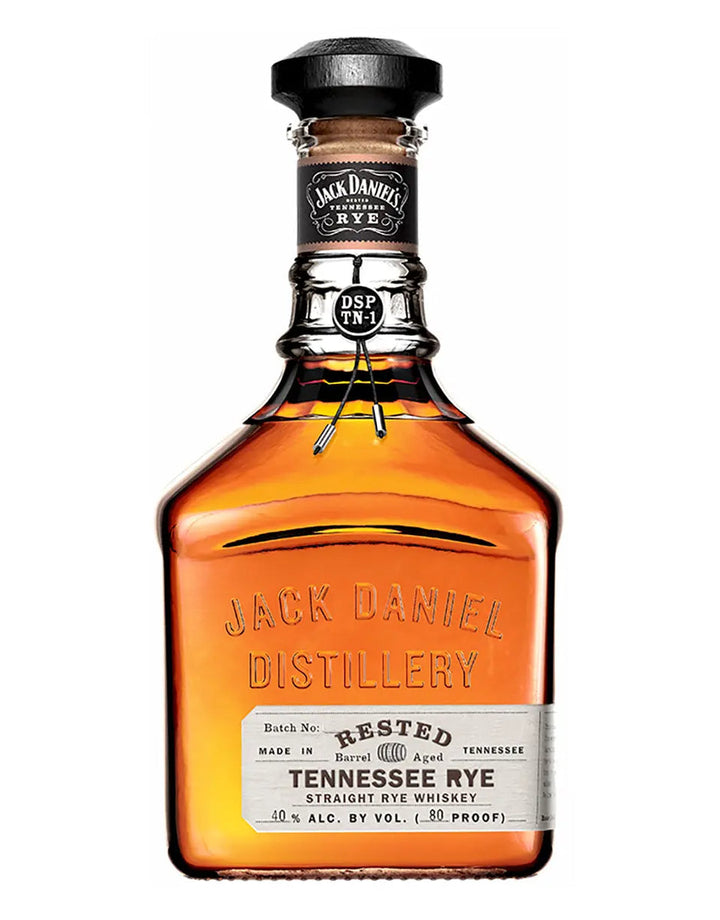 Jack Daniel's Rested Straight Rye Whiskey bottle