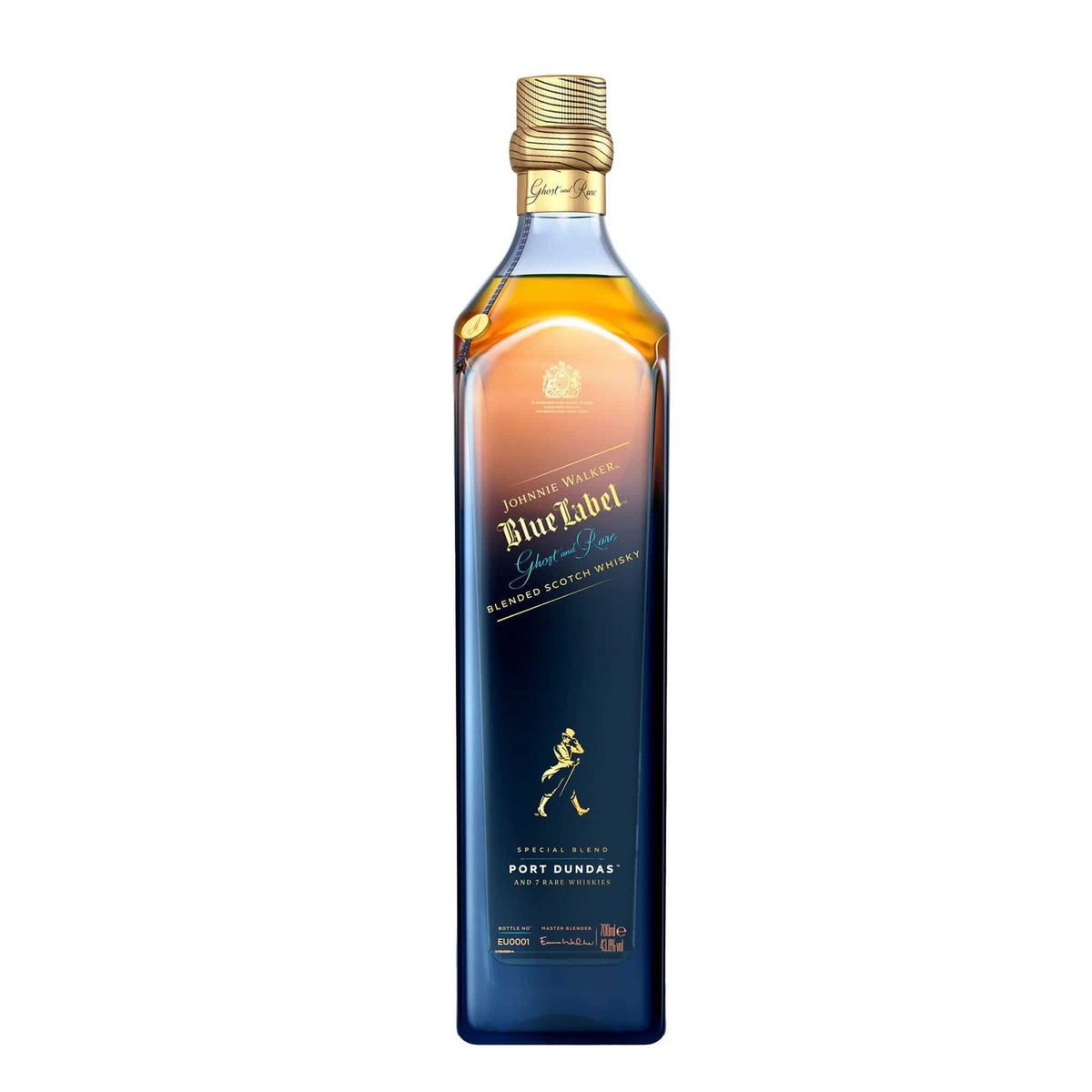 Johnnie Walker Blue Label Ghost & Rare Port Dundas Blended Scotch Whisky bottle