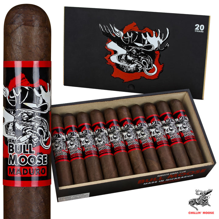 Chillin' Moose Maduro Robusto Gordo cigar