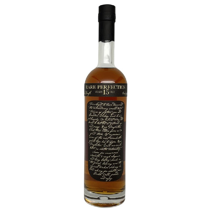 Rare Perfection 15 Year Old Canadian Whisky bottle