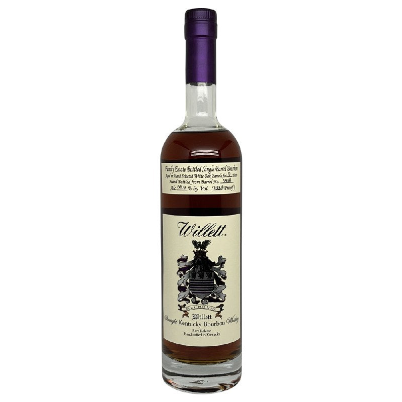 Willett 9 Year Old Single Barrel Straight Bourbon Whiskey bottle