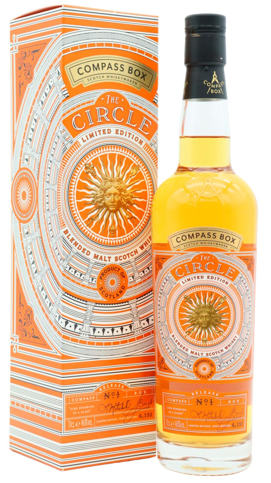 Compass Box Circle I Single Malt Scotch Whisky bottle