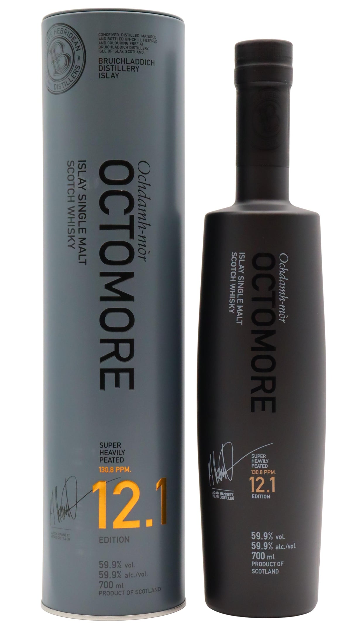 Bruichladdich Octomore 12.1 Single Malt Scotch Whisky bottle