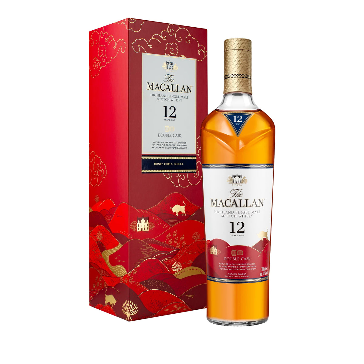 Macallan 12 Year Chinese New Year Gift Box bottle
