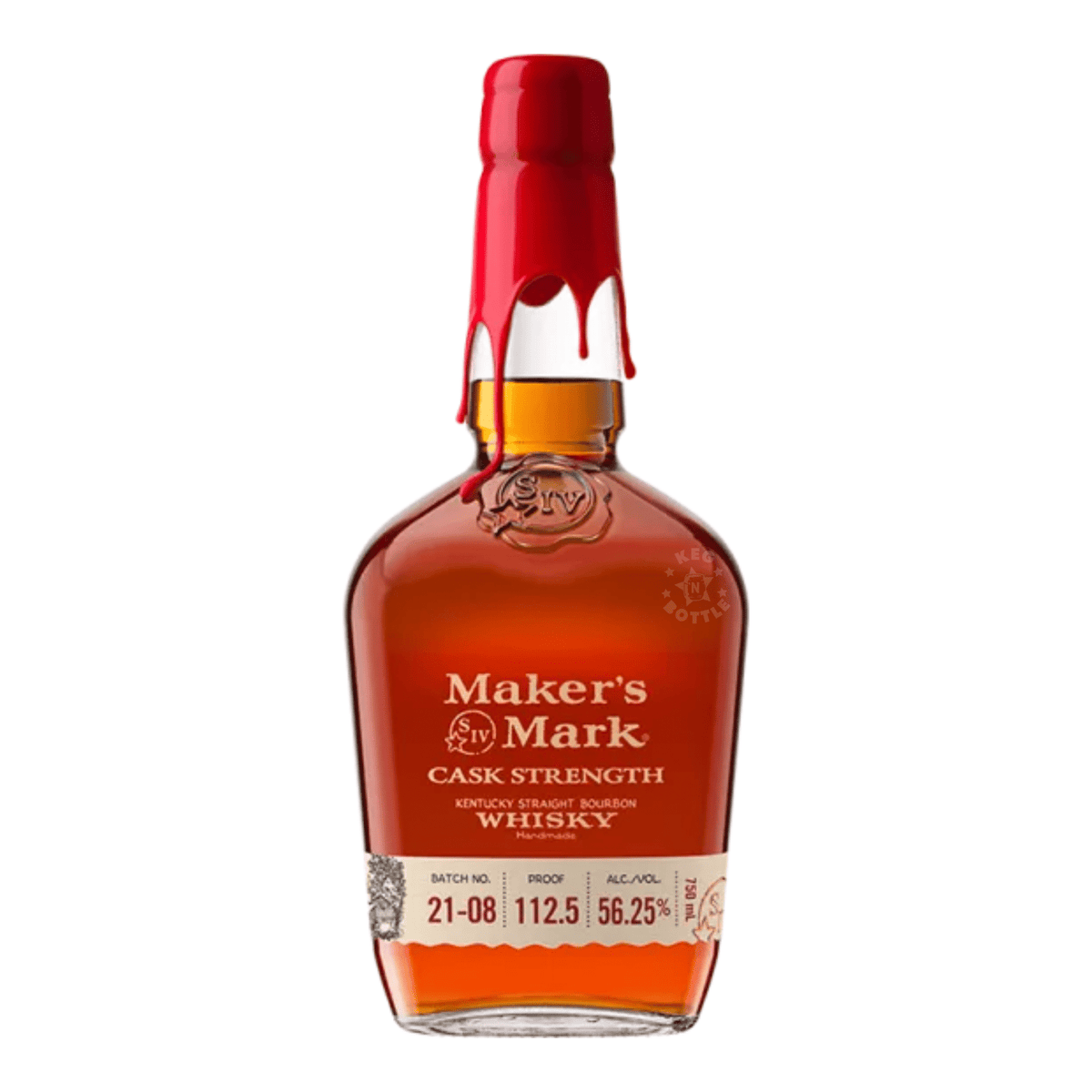 Maker's Mark Cask Strength Bourbon Whisky bottle