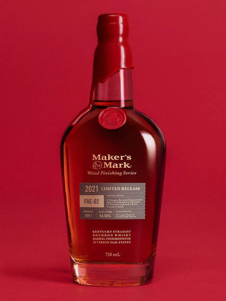 Maker's Mark Wood Finishing Series FAE-02 2021 Release bottle