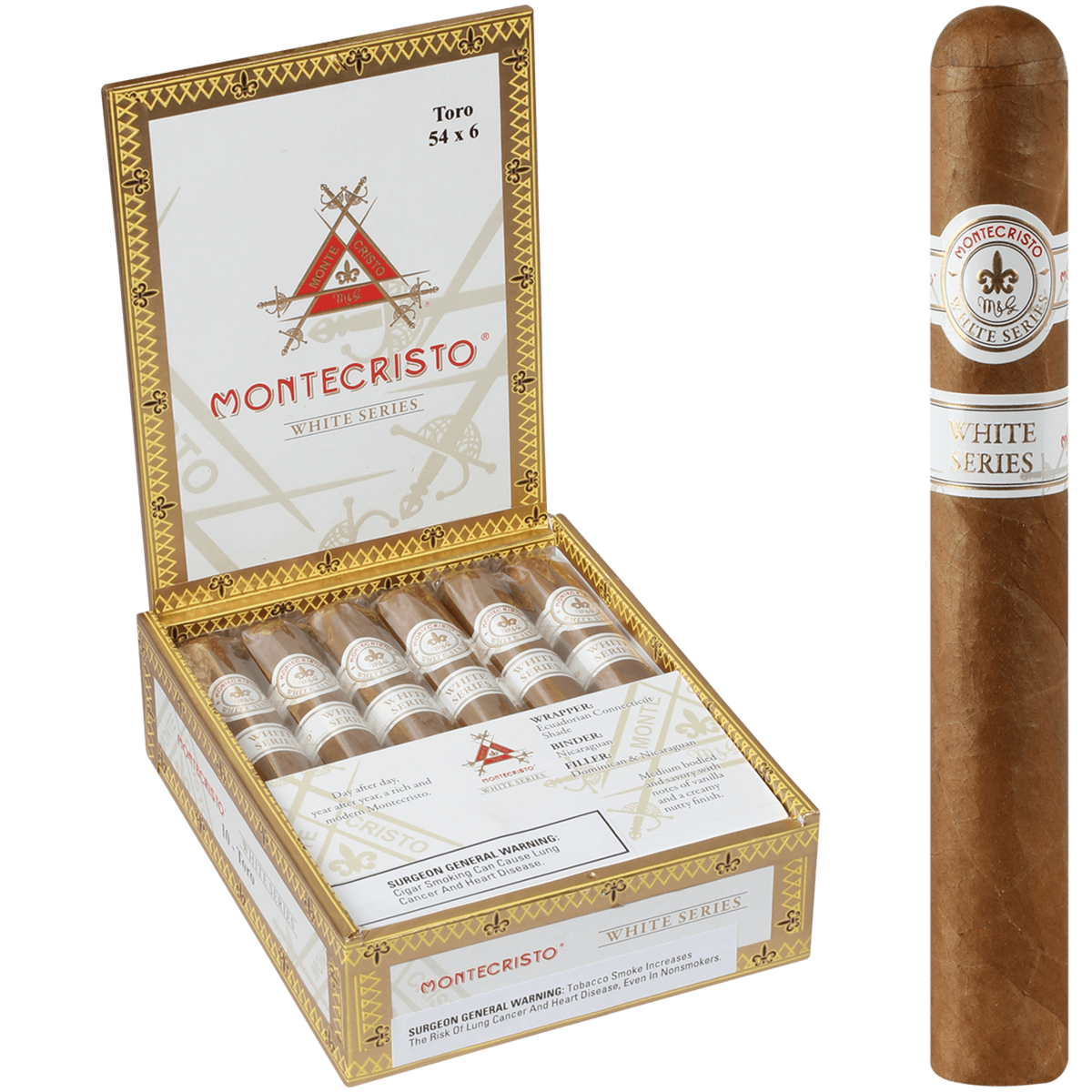 Montecristo White Toro cigar