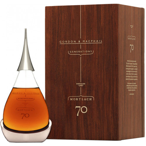 Mortlach 70 Year Old Single Malt Scotch Whisky bottle