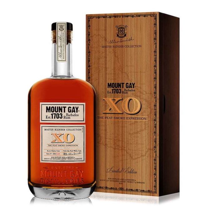 Mount Gay XO The Peat Smoke Expression Rum bottle