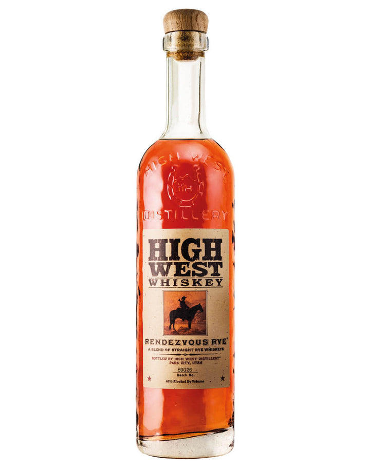 High West Rendezvous Rye bottle