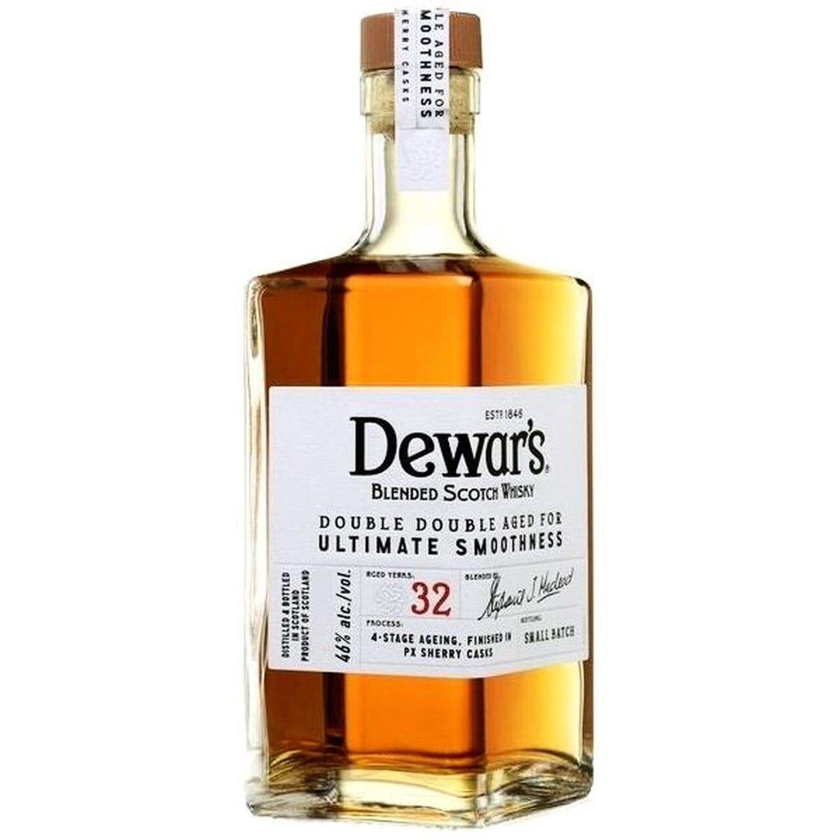 Dewar's Double Double 32 Year Old Blended Scotch Whisky bottle