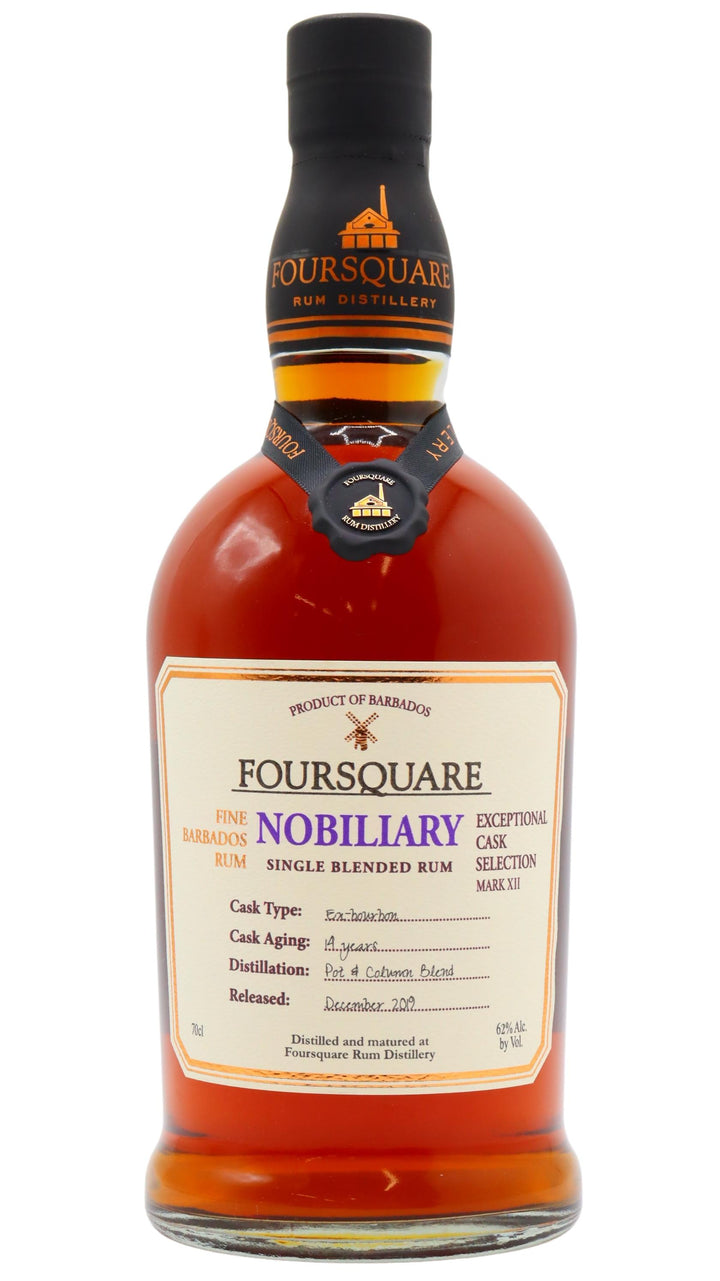 Foursquare Nobiliary 14 Year Old Rum bottle