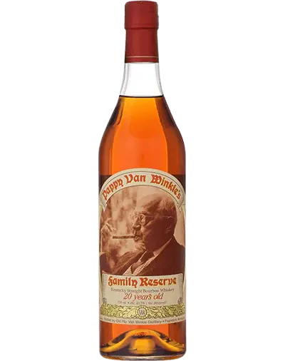 Pappy Van Winkle's 20 Year Family Reserve bottle