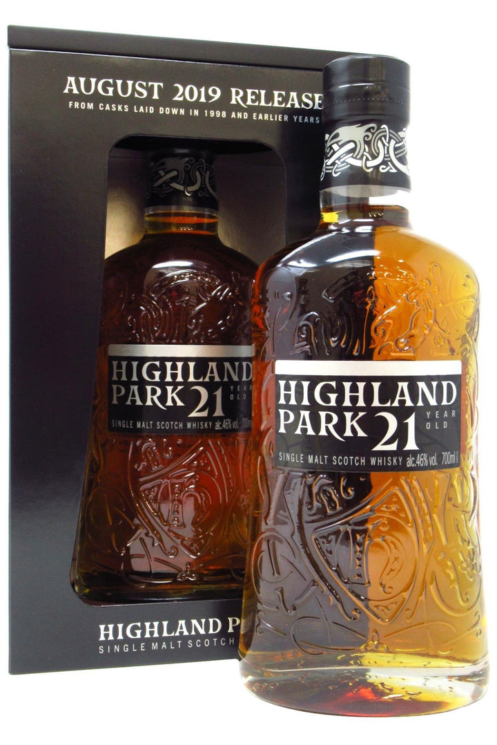 Highland Park 21 Year Old August 2019 Release bottle