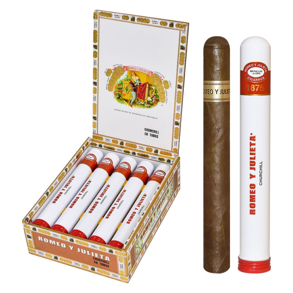 Romeo Y Julieta Churchill en Tubos cigar