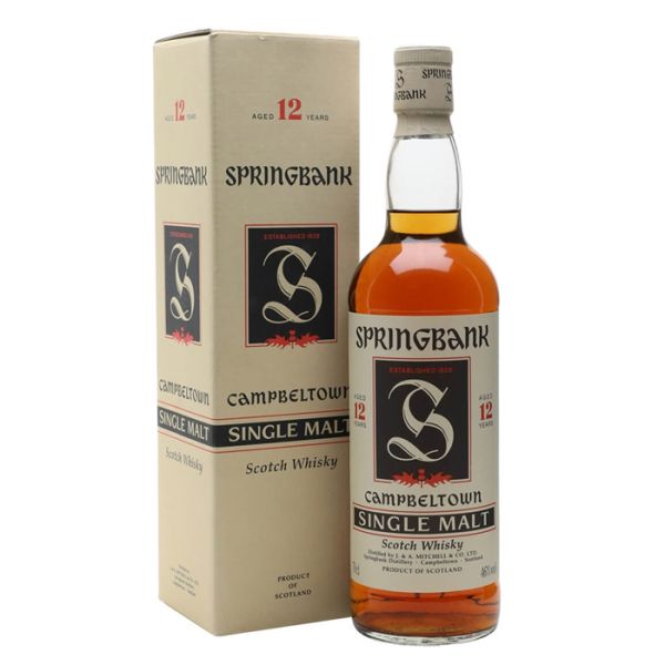 Springbank Red Thistle 12 Year Old Single Malt Scotch Whisky bottle