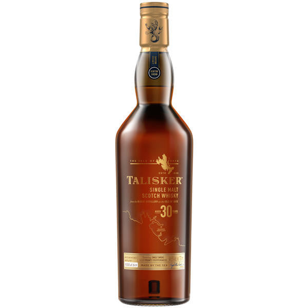 Talisker 30 Year Old Single Malt Scotch Whisky bottle