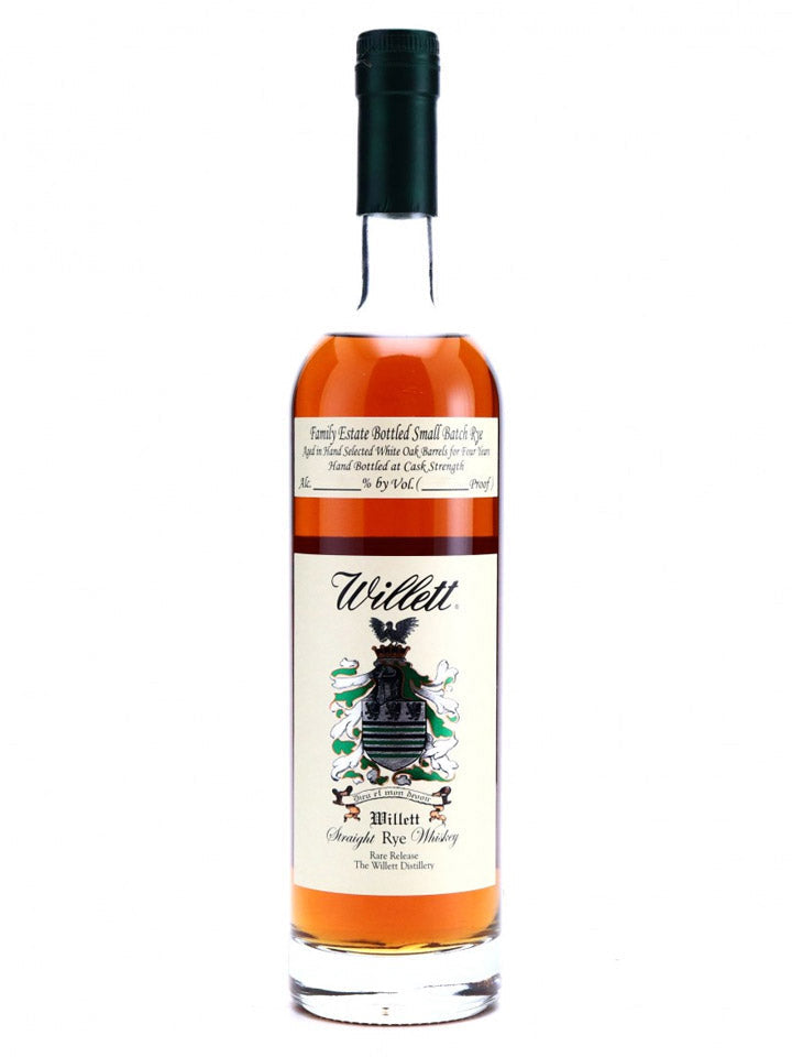 Willett Family Estate 4 Year Rye bottle