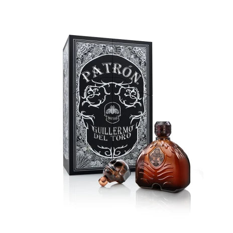 Patron x Guillermo del Toro Tequila bottle