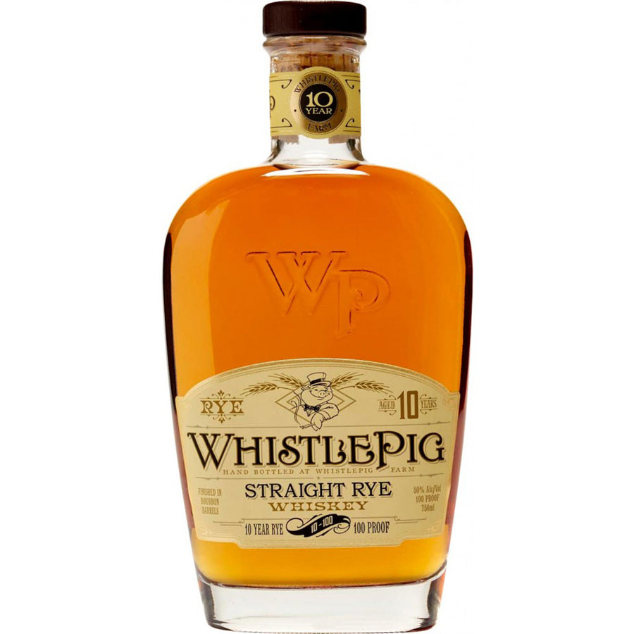 WhistlePig Straight Rye 10 Year bottle