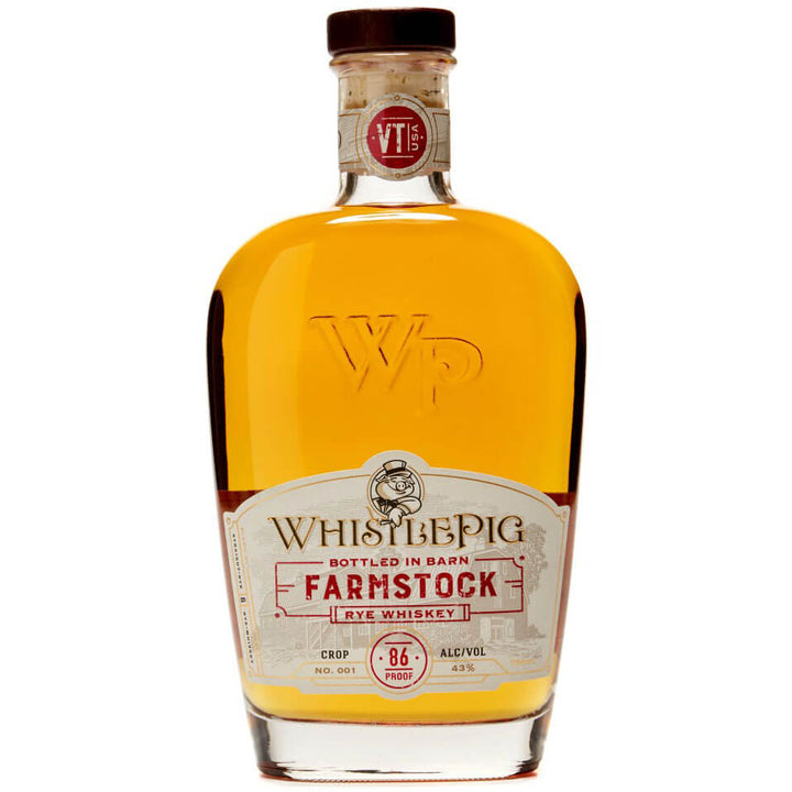 WhistlePig Bottled In Barn FarmStock Rye Whiskey Crop No. 001 bottle
