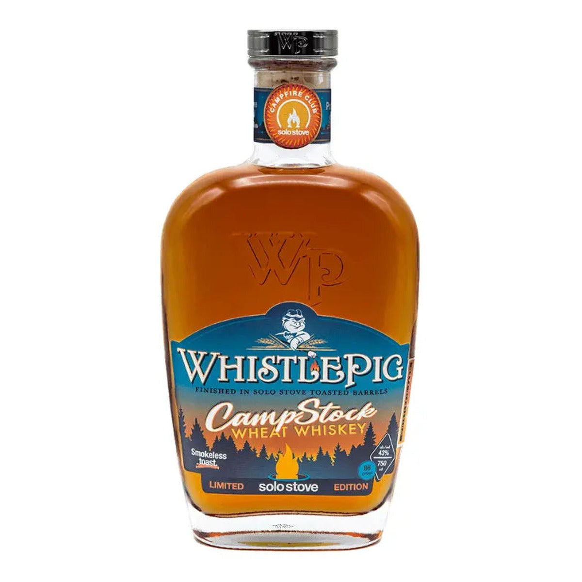 WhistlePig CampStock Solo Stove Limited Edition bottle