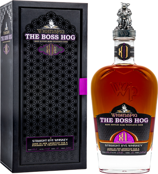 WhistlePig The Boss Hog XI: The Juggernaut Holi Edition Straight Rye Whiskey 750 mL bottle