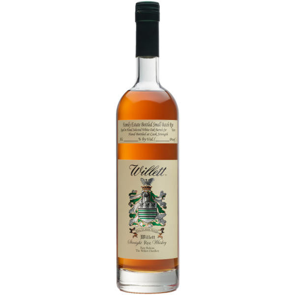 Willett Family Estate Bottled Single Barrel Rye Aged in White Oak Barrels for 9 Year 116.8 Proof "White Elephant" bottle