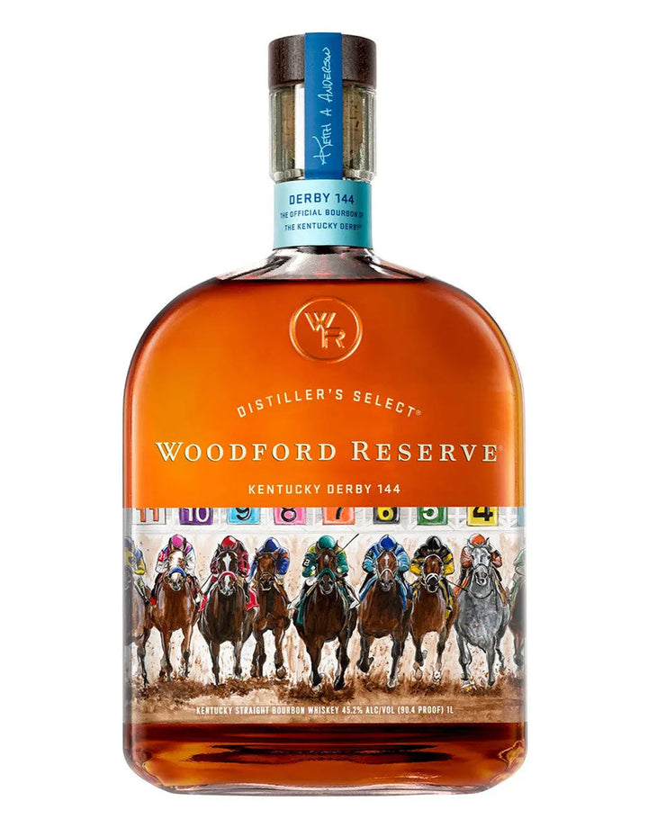 Woodford Reserve Kentucky Derby 144 Limited Edition Bourbon Whiskey bottle