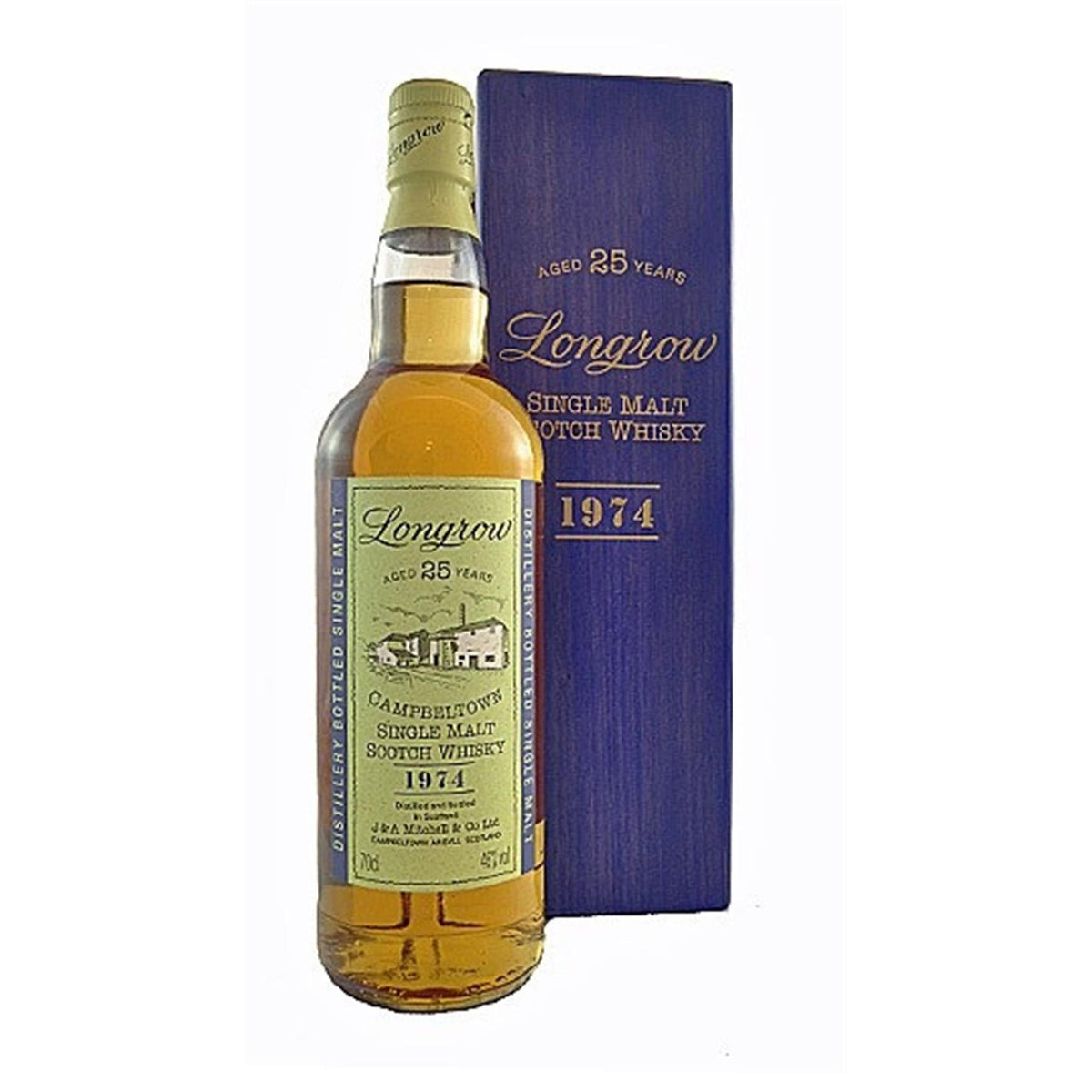 Longrow 25 Year Old 1974 Vintage Single Malt Scotch Whisky bottle