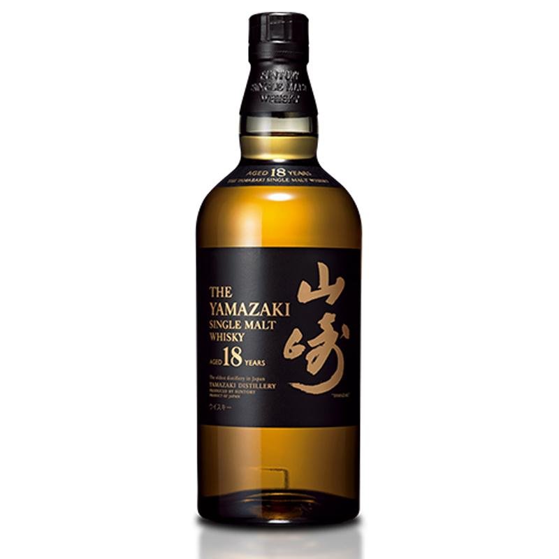 Yamazaki 18 Year Old Single Malt Japanese Whisky bottle