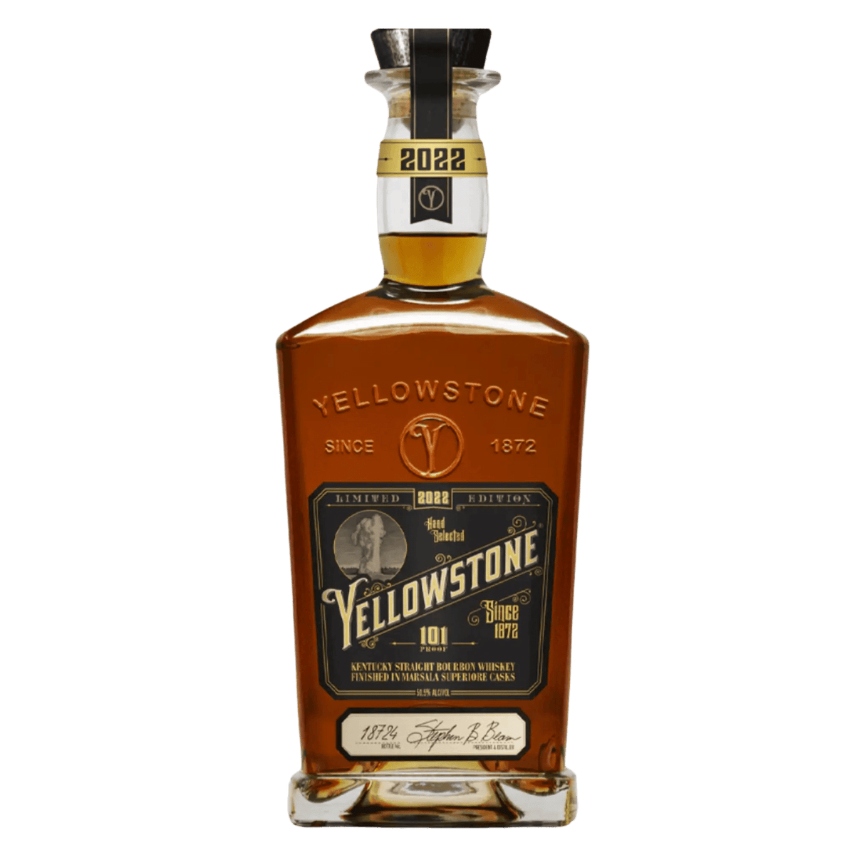 Yellowstone Limited Edition 2022 Kentucky Straight Bourbon Whiskey bottle